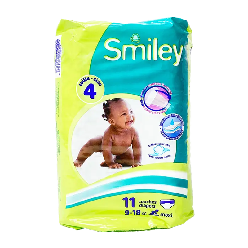 Couches bébé SMILEY taille 4 * 11pcs